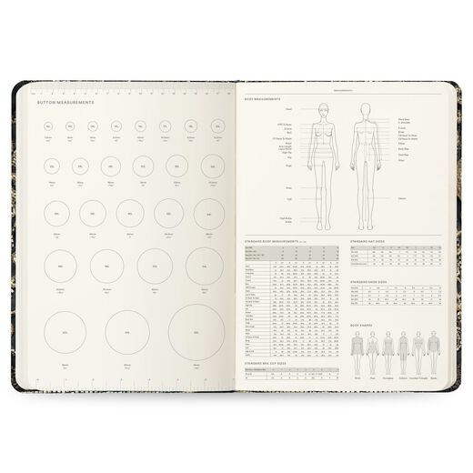 V&A Chanel A4 fashion illustration sketchbook